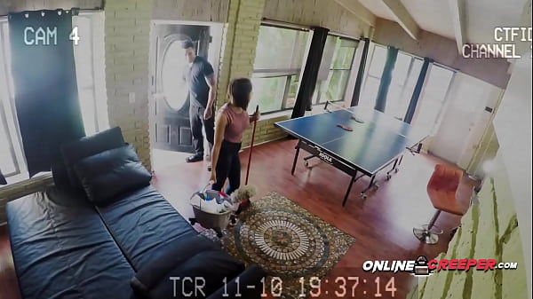 Teen is_contrived into deep throating creepy Brunos hard_cock