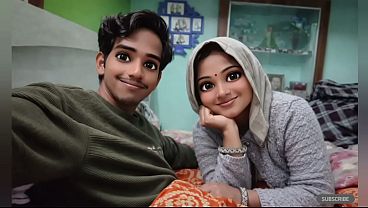 Indian Outdoor Bangali Stepsis bed Romanse kiss Audio Story (ai gerneted video) by -Snapzstudio 