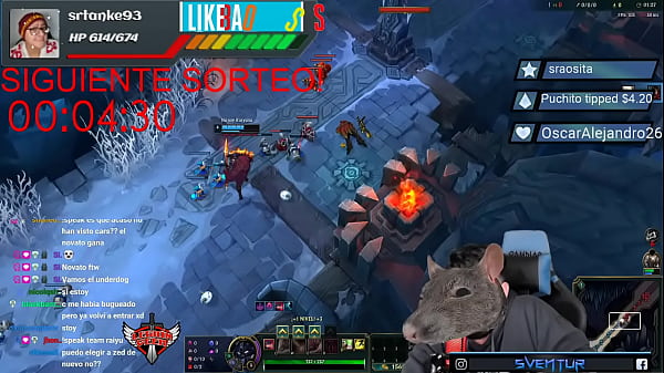 Raiyu cogiendose a Midway en Directo