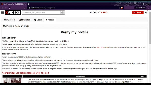 Verification video
