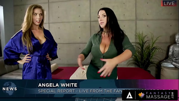 FANTASY MASSAGE Angela White Makes_A SecretSex Tape With Lena PaulTo Expose The Massage Parlor