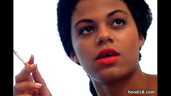 Cute black girl blows_a white_cock