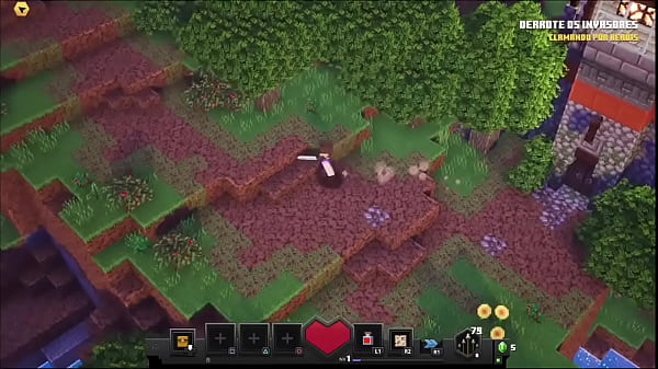 Alde&atilde;o safado minecraft dungeons #1 