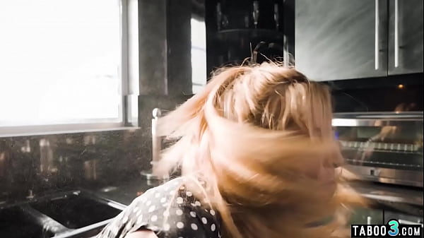 Blonde lesbian teen Aiden Ashley comforting her petite_GF Maya Woulfe