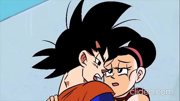 Goku and chi chu fucks hard and cum 