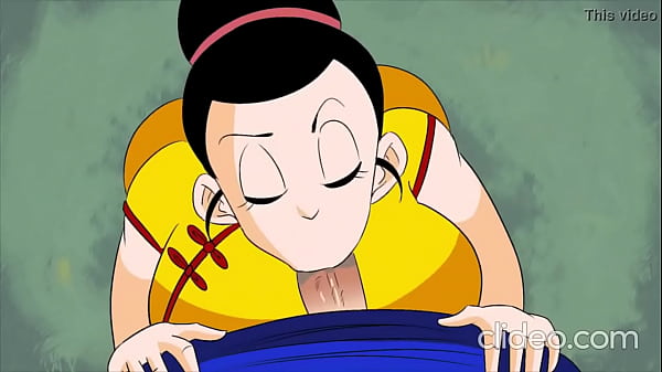 Goku and chi chu fucks hard and cum 