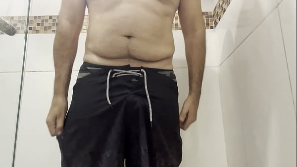 Coroa Carioca  Perna peludona gozando muito na punheta Bronha Casado 