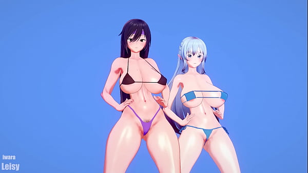 mmd_hot girlbig boobs workout