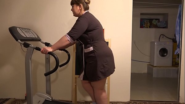 Play MP4 - BBW with a anal plug in a fat ass runs on a treadmill&comma; and then completely undresses in a public place&period; Fetish compilation&period;