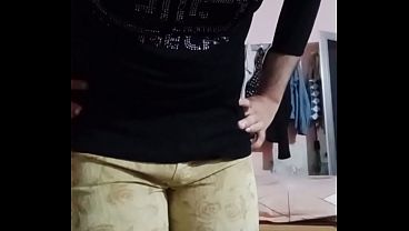 Indian Gay Crossdresser Gaurisissy Looking Hot In Jeans T Shirt thumbnail