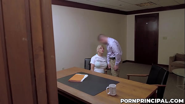 Principal tells Spencer Scott to suck his cock 