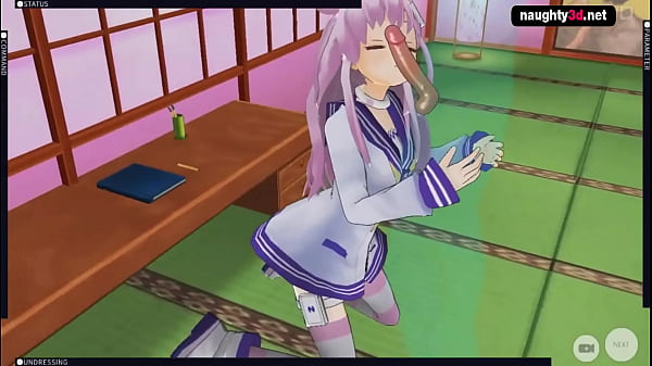 Nonton Hardcore 3d Hentai Game - Horny Hyperdimension Blowjob thumbnail