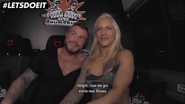LETSDOEIT Fit XXX Sandy Mr White FitCouple_It s Banging On_The Bus_After Daily Workout