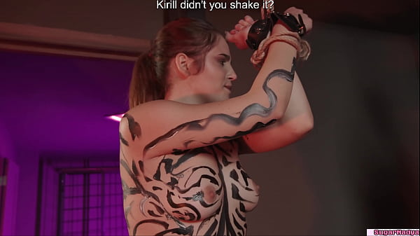 SugarNadya decided to hold a Body-art competition, but_it ended with a great blowjob by_RitaFox