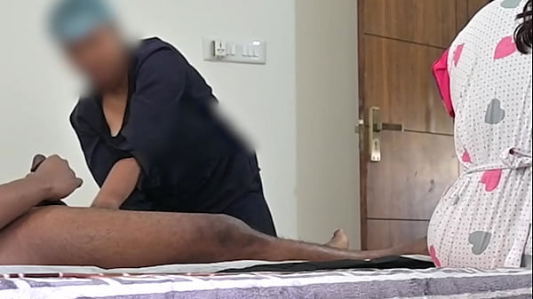 Wrong lady jerked cock