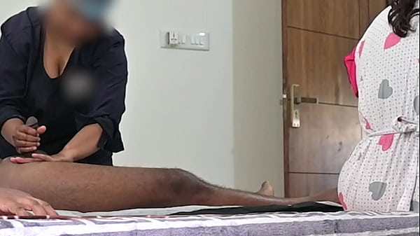 Wrong lady jerked cock