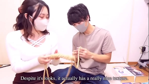 Japanese Rope Tied up Fuck - Extreme Orgasm with Restrained Bondage_Collar, Handcuff, Gag