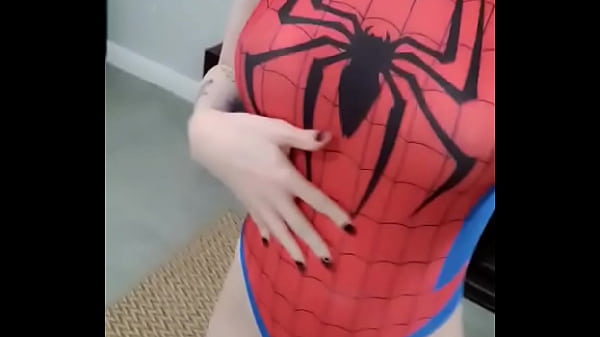 Late night spider girl tease 