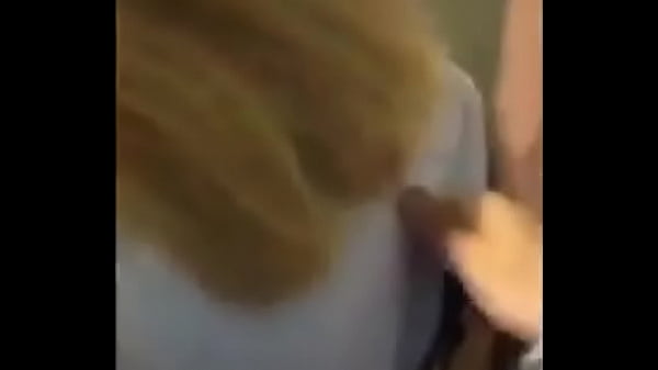 College student gets a nasty thong wedgie in class