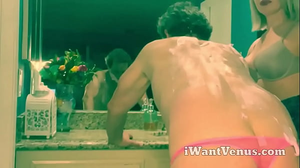 Locked and Shaved - Mistress KaylaMy sub is a prisoner of his own desires, locked in a chastity cage and leashed to my wi... 