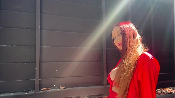 European stepmom artemisia love outside solo sesh 