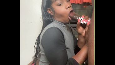 Cock Sucking Pro Stepsister Eats My Cock & Cum My Little Nasty Puta thumbnail