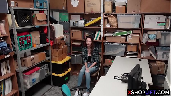 Play MP4 - Shoplifting tighty teen tried to escape from back office