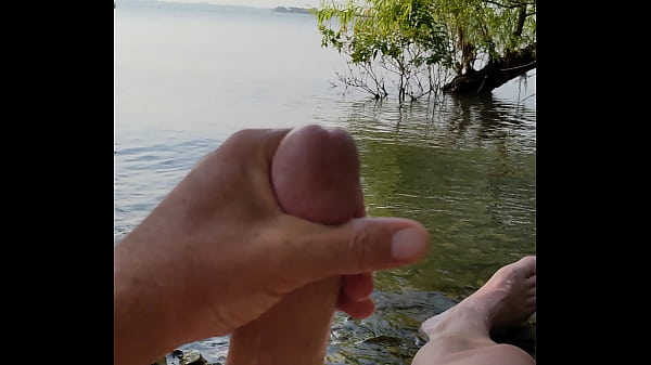 Being naughty at the lake