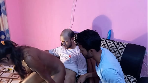 Rumpa21 the bengali gets fucked in the threesome of course but not only the black girls gets fucked but also the two guys fuck each other in the tight pussy during the villag foursome the sluts and the guys enjoy fucking each other in the foursome
