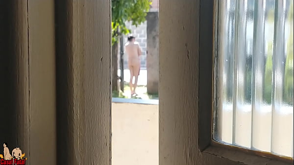 The Delivery Boy Caught My Wife Taking A Shower Naked Outside thumbnail