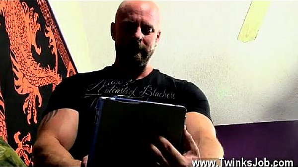 Gay erect big thick fat cock Chris gets the spunk smashed out of him 