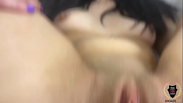 Brunette rose winters plays with that toy before rome major work 