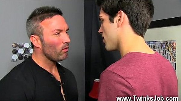 Sexy men Brock Landon is thinking dinner plans, but his man Aiden 