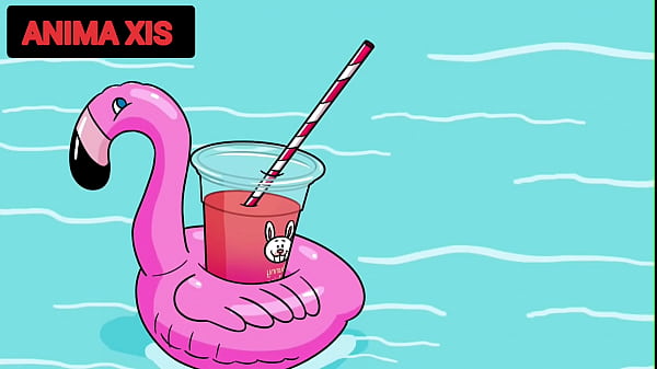 Idoso entra na piscina com putas novas