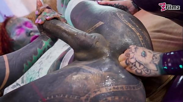 Play MP4 - Can She Take Two Fists - Sissy getting fisted by two chicks in LATEX