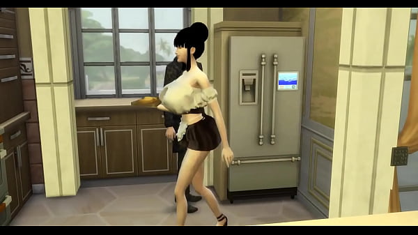 Play MP4 - Dragon Ball Porn Epi 53 Sirvientas Esclavas  Chichi Milk El Marido Goku Llama a su Hermosa Esposa para ver como va su Trabajo pero el Jefe se la esta Follando como una Perra Netorare