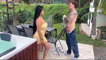 Play MP4 - Peruvian maid fucked in the backyard&excl;