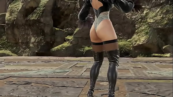 Cassandra appreciation poses 2B costume - SoulCalibur 6