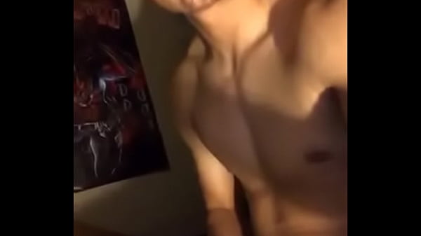 Hot guy jerking off