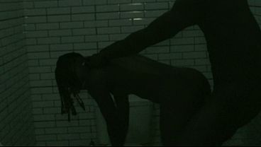 She it in the toilet