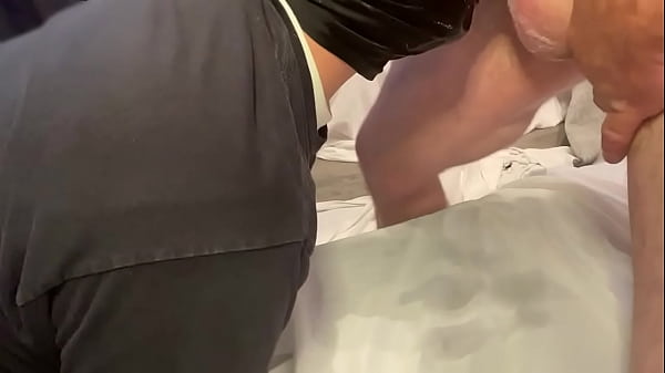 Fag's mouth aggressively owned by his straight dom 