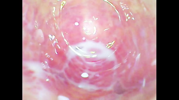 Pussy roller coaster glass dildo deep in the tight juicy pussy 