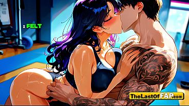 24-Hour Gym Creampie - HENTAI AI GENERATED