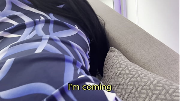 Play MP4 - My Step mom stucks in couch and I fuck her ass&period; English subtitles