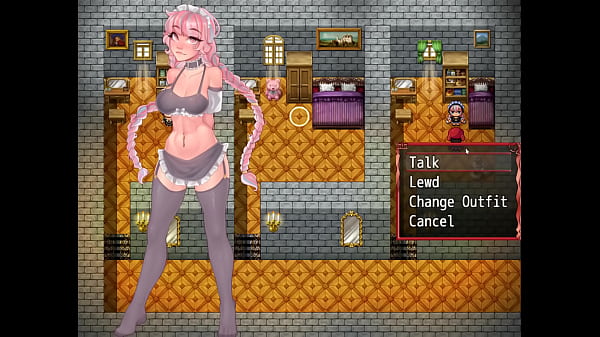 Harem In Another World HAREM_Hentai_Game Ep_14 redhead MILF_block him with her GIANT_TITS