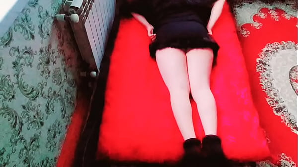 Hot Little Booty Smooth Legs Crossdresser Swallowing Cute Cock By Legs 