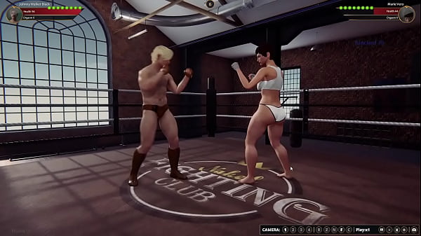 Johnny_Walker_Black VS_Marie Vero Naked Fighter 3D