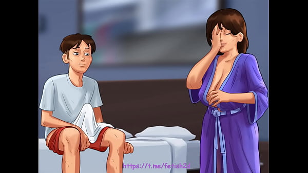 Saw_her masturbate and helped cum SummerTimeSaga 2