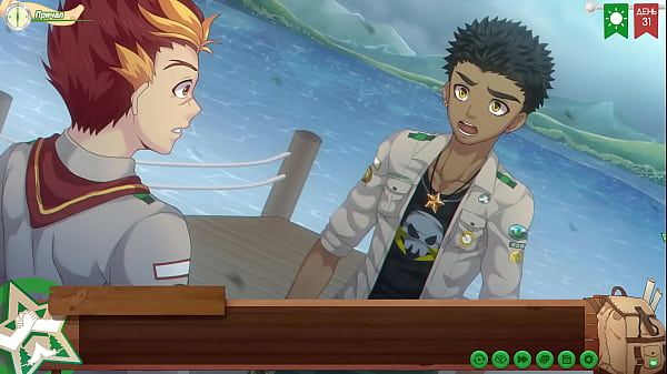 Игра: Лагерь друзей, путь 2, Серия 61 - Разговор Кирана и Тайги (русская озвучка) 