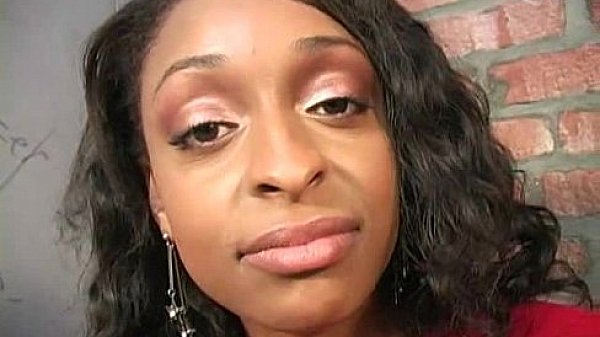 Hottie sucks and fucks black cock for cusmhot at gloryhole 24 